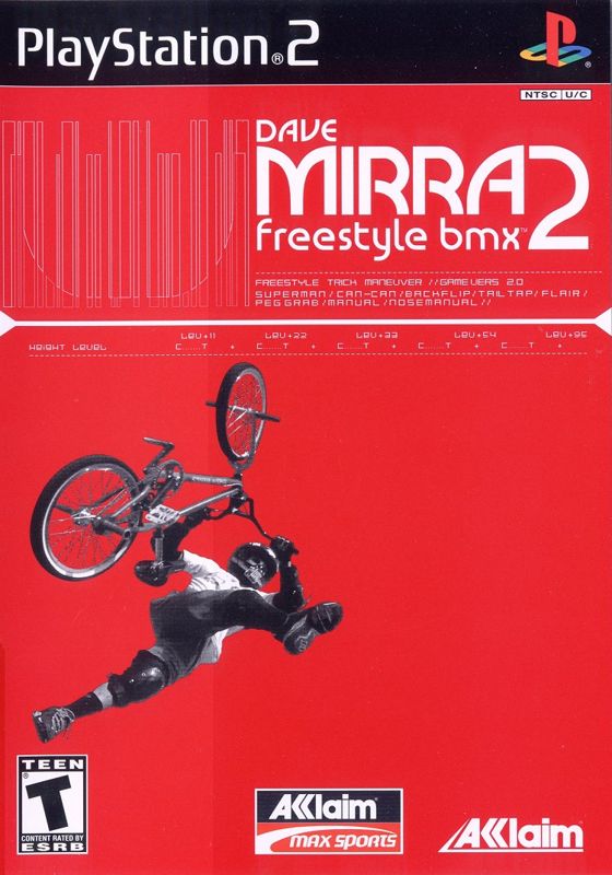 Dave Mirra Freestyle BMX 2 box art for Playstation 2